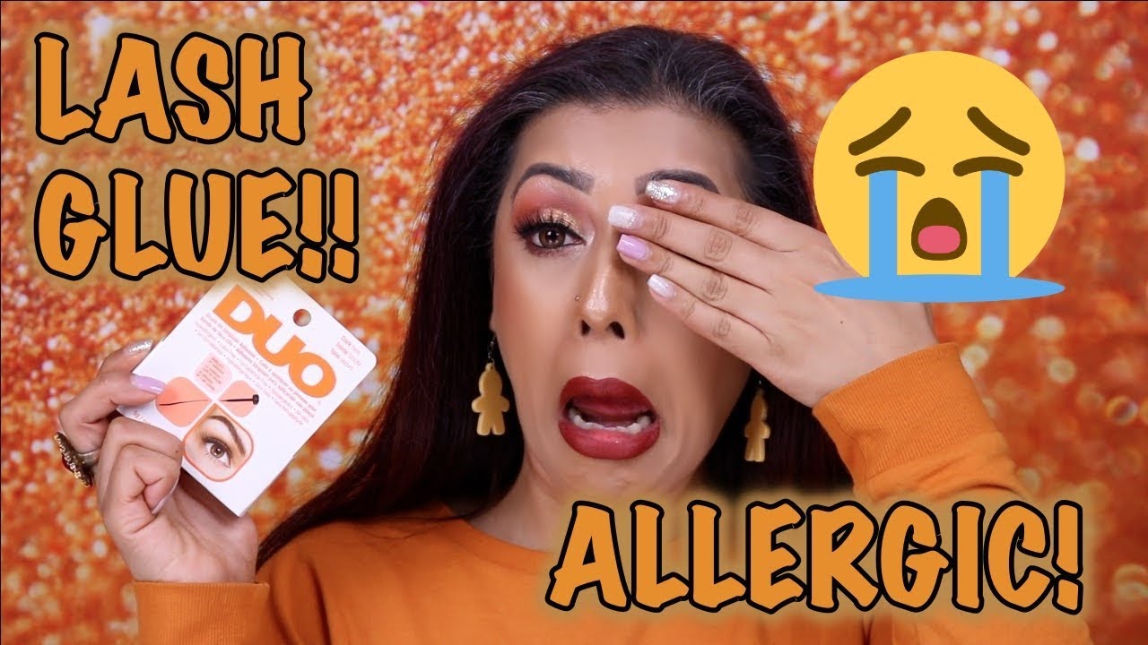 allergic to eyelash glue