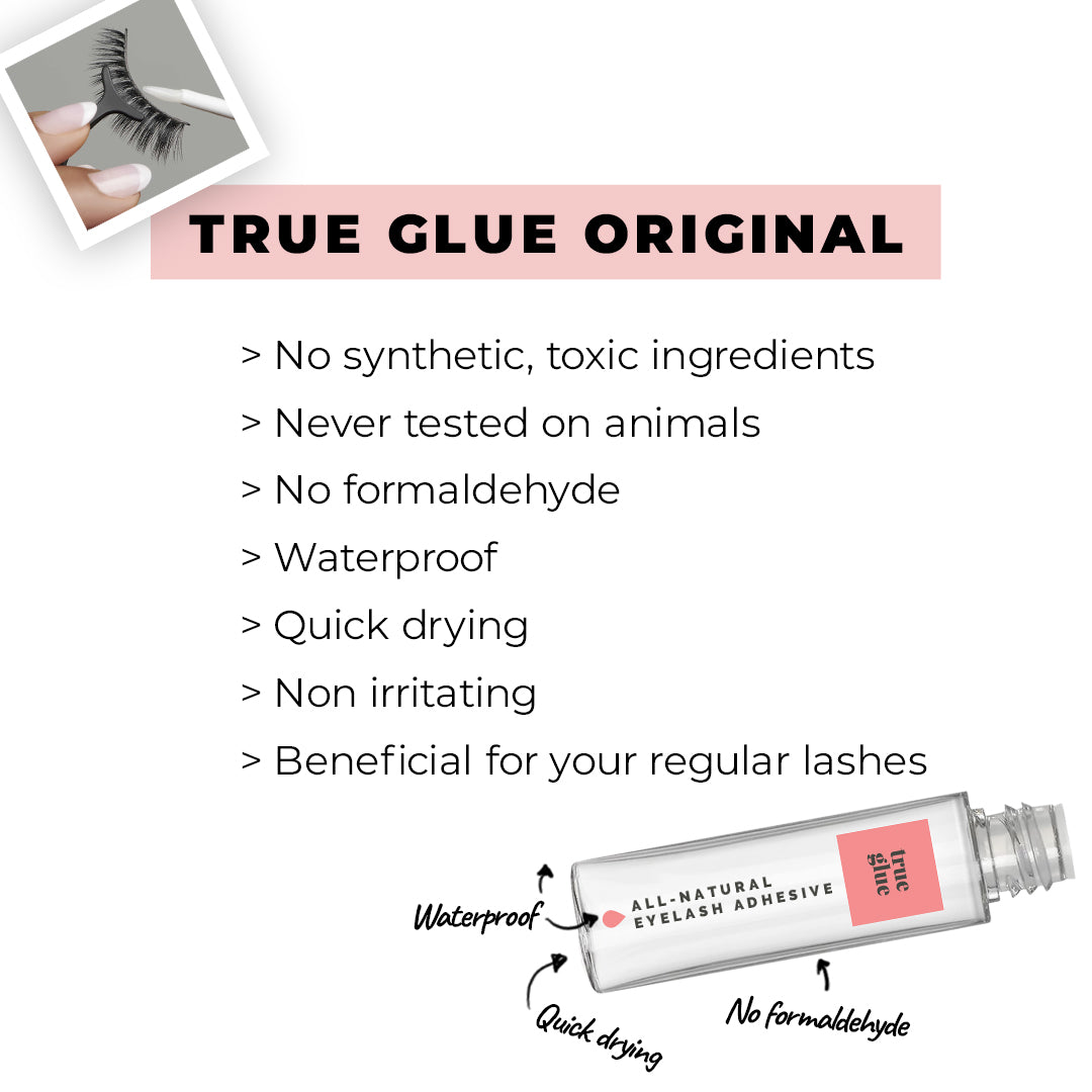 All-Natural Green Glue® - Dries Clear – True Glue Beauty
